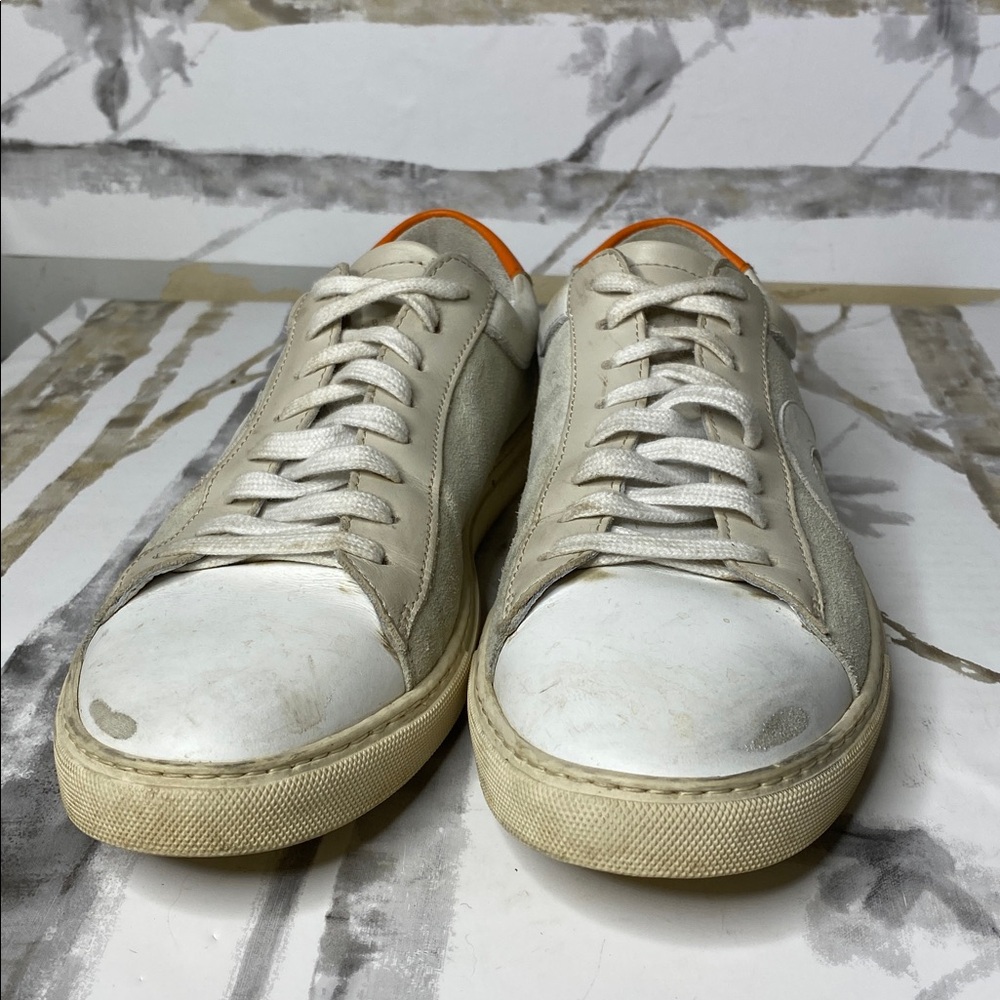 Oliver Cabell Low 1 Marsala Distressed Sneakers - Picture 3 of 7